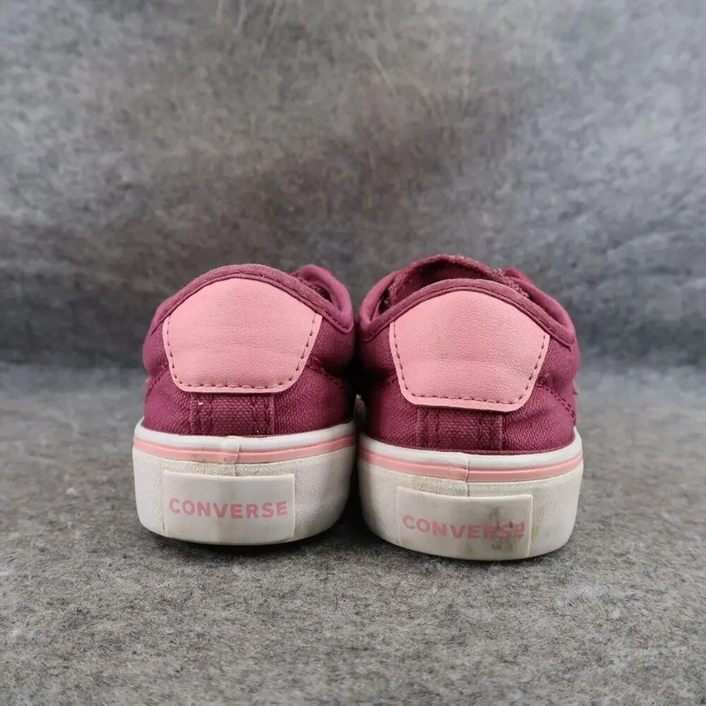 Converse Shoes Kids 12 Sneakers Casual Active Lace Up Pink Low School Walking